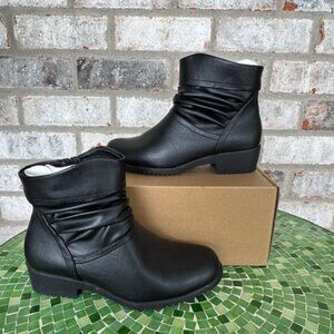 Cliffs by White Mountain Booties - Durbon BLACK/Smooth 7 Wide